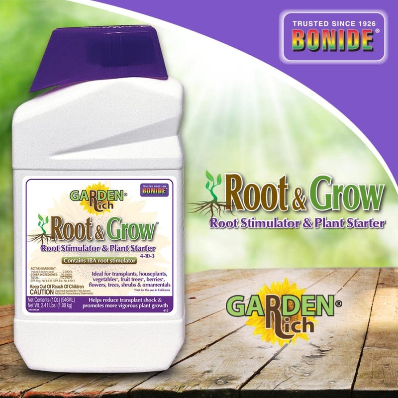 Bonide Garden Rich Root & Grow Root Stimulator and Plant Starter - 1 Quart (946ml) - Image 5